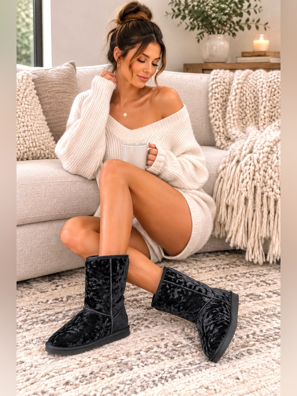 VELVET ESKIMO BOOTS